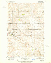 Download a high-resolution, GPS-compatible USGS topo map for Kensal, ND (1952 edition)