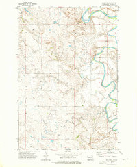 Download a high-resolution, GPS-compatible USGS topo map for Kid Creek, ND (1976 edition)