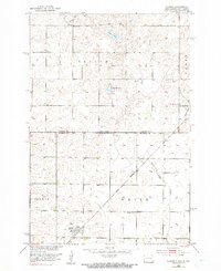 preview thumbnail of historical topo map of Kidder, SD in 1953