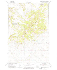 Download a high-resolution, GPS-compatible USGS topo map for Killdeer Mountains, ND (1977 edition)