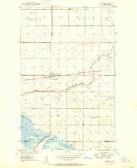 Download a high-resolution, GPS-compatible USGS topo map for Kramer, ND (1950 edition)