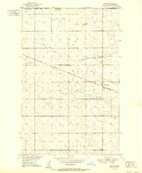 preview thumbnail of historical topo map of Bottineau County, ND in 1951