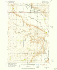 preview thumbnail of historical topo map of LaMoure County, ND in 1955