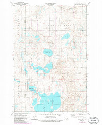 Download a high-resolution, GPS-compatible USGS topo map for Lake Louise, ND (1986 edition)