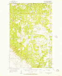 preview thumbnail of historical topo map of Bottineau County, ND in 1956