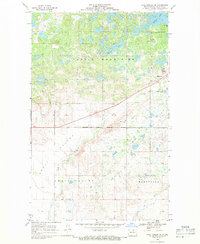 Download a high-resolution, GPS-compatible USGS topo map for Lake Upsilon SE, ND (1968 edition)