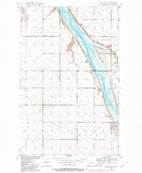 Download a high-resolution, GPS-compatible USGS topo map for Landa SW, ND (1980 edition)
