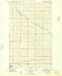 preview thumbnail of historical topo map of Bottineau County, ND in 1949