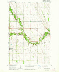 Download a high-resolution, GPS-compatible USGS topo map for Larimore East, ND (1964 edition)