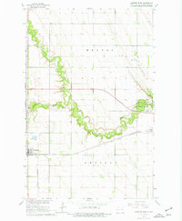 Download a high-resolution, GPS-compatible USGS topo map for Larimore East, ND (1977 edition)
