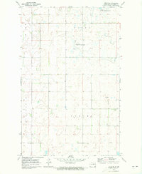 preview thumbnail of historical topo map of Towner County, ND in 1971