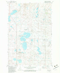 Download a high-resolution, GPS-compatible USGS topo map for Lehr NE, ND (1983 edition)