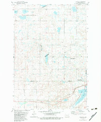 Download a high-resolution, GPS-compatible USGS topo map for Lehr SW, ND (1983 edition)