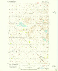 Download a high-resolution, GPS-compatible USGS topo map for Leverich, ND (1956 edition)