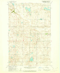 preview thumbnail of historical topo map of Sheridan County, ND in 1960