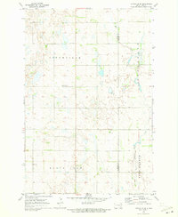 preview thumbnail of historical topo map of LaMoure County, ND in 1970
