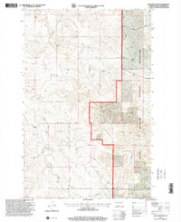 Download a high-resolution, GPS-compatible USGS topo map for Lone Butte NW, ND (2001 edition)