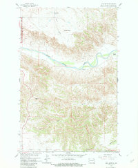Download a high-resolution, GPS-compatible USGS topo map for Lone Butte, ND (1982 edition)
