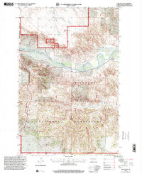 Download a high-resolution, GPS-compatible USGS topo map for Lone Butte, ND (2001 edition)