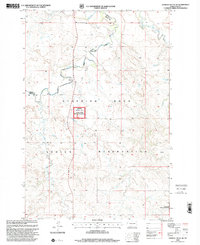 Download a high-resolution, GPS-compatible USGS topo map for Lookout Butte SE, ND (2001 edition)