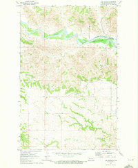 preview thumbnail of historical topo map of Dunn County, ND in 1970