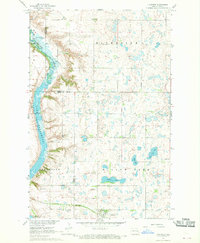 Download a high-resolution, GPS-compatible USGS topo map for Luverne, ND (1969 edition)