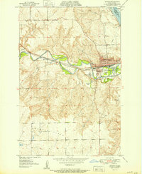 1951 Map of Mandan