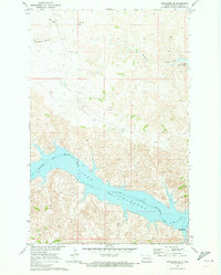 Download a high-resolution, GPS-compatible USGS topo map for Mandaree SE, ND (1973 edition)
