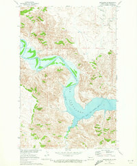 Download a high-resolution, GPS-compatible USGS topo map for Mandaree SW, ND (1973 edition)