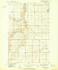 Download a high-resolution, GPS-compatible USGS topo map for Manfred NW, ND (1950 edition)