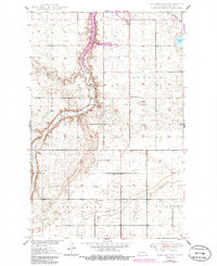 Download a high-resolution, GPS-compatible USGS topo map for Manfred NW, ND (1986 edition)