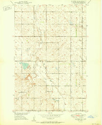 Download a high-resolution, GPS-compatible USGS topo map for Manfred SE, ND (1950 edition)