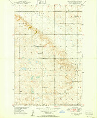 Download a high-resolution, GPS-compatible USGS topo map for Manfred SW, ND (1949 edition)
