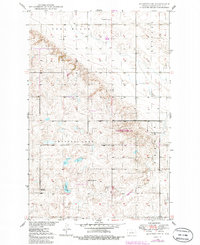 preview thumbnail of historical topo map of Wells County, ND in 1950