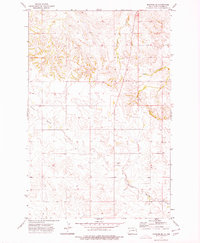 Download a high-resolution, GPS-compatible USGS topo map for Manning SE, ND (1977 edition)