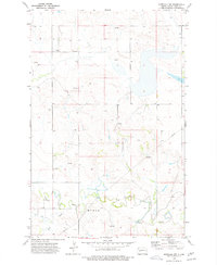 Download a high-resolution, GPS-compatible USGS topo map for Marshall NW, ND (1977 edition)