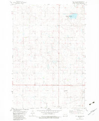 Download a high-resolution, GPS-compatible USGS topo map for May Lake SE, ND (1983 edition)