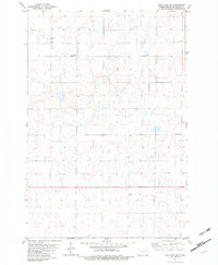 Download a high-resolution, GPS-compatible USGS topo map for May Lake SW, ND (1983 edition)