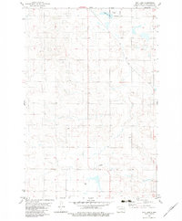 Download a high-resolution, GPS-compatible USGS topo map for May Lake, ND (1983 edition)
