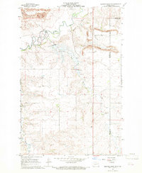 Download a high-resolution, GPS-compatible USGS topo map for Medicine Butte NE, ND (1969 edition)