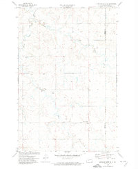 Download a high-resolution, GPS-compatible USGS topo map for Medicine Butte SE, ND (1974 edition)