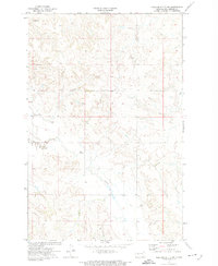 Download a high-resolution, GPS-compatible USGS topo map for Medicine Butte SW, ND (1973 edition)