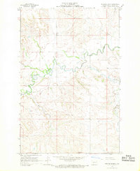 Download a high-resolution, GPS-compatible USGS topo map for Medicine Butte, ND (1969 edition)