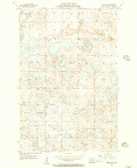 preview thumbnail of historical topo map of Stutsman County, ND in 1955
