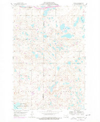 preview thumbnail of historical topo map of Stutsman County, ND in 1975