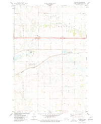 Download a high-resolution, GPS-compatible USGS topo map for Menoken, ND (1977 edition)