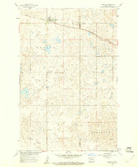 Download a high-resolution, GPS-compatible USGS topo map for Mercer, ND (1960 edition)