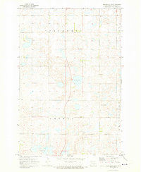 preview thumbnail of historical topo map of Dickey County, ND in 1971