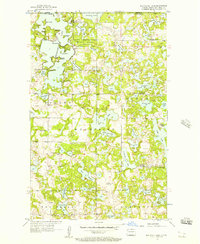 Download a high-resolution, GPS-compatible USGS topo map for Metigoshe Lake, ND (1957 edition)