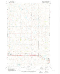 Download a high-resolution, GPS-compatible USGS topo map for Michigan East, ND (1974 edition)